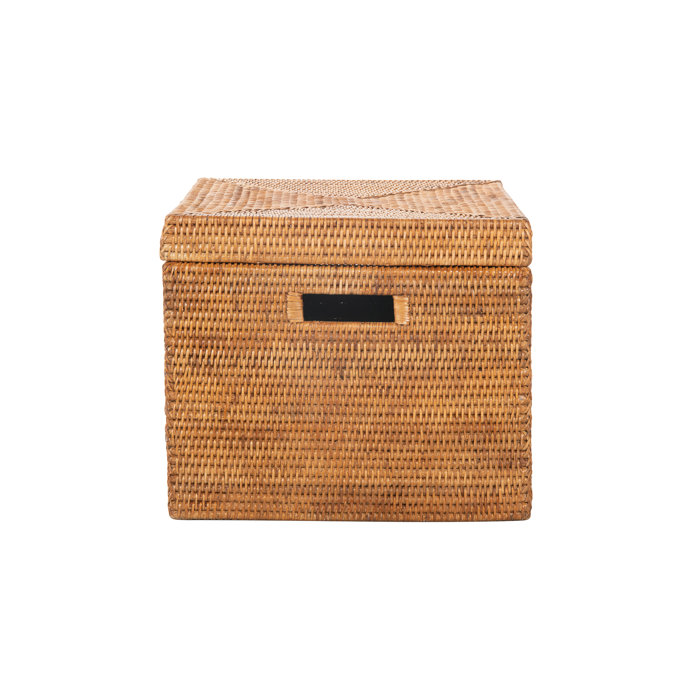 Bayou Breeze Andersen Rattan Basket & Reviews Wayfair